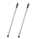 2 pcs Aluminium Telescopic Canopy Poles 230cm