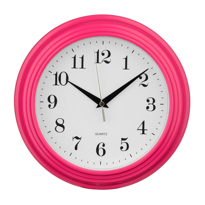 Elliot Vintage Hot Pink Round Wall Clock