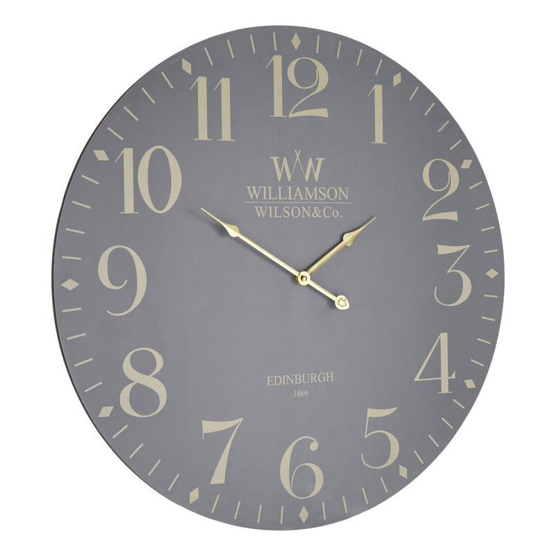 Destini Classic Grey Wall Clock