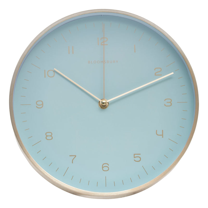 Elko Gold And Mint Green Finish Wall Clock