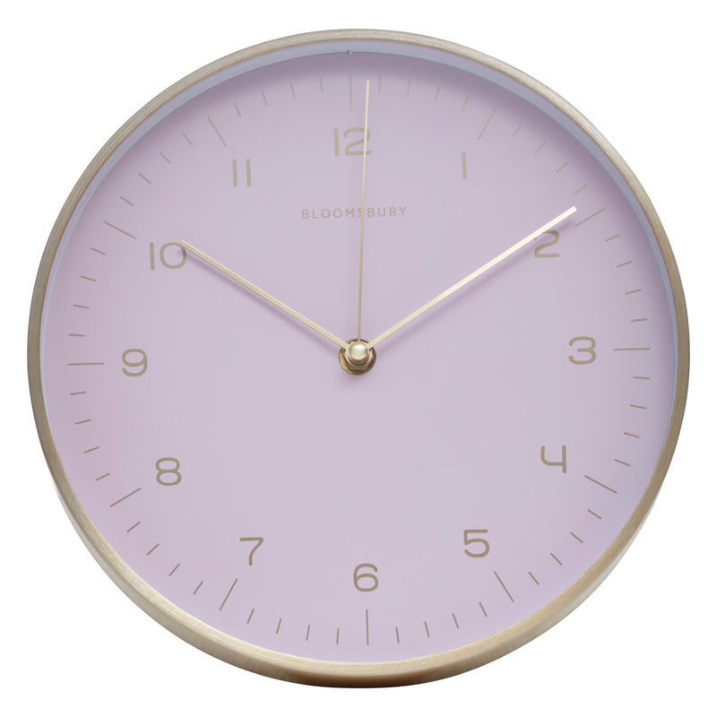 Elko Gold And Pink Finish Wall Clock