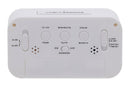 Camran White LCD Digital Clock