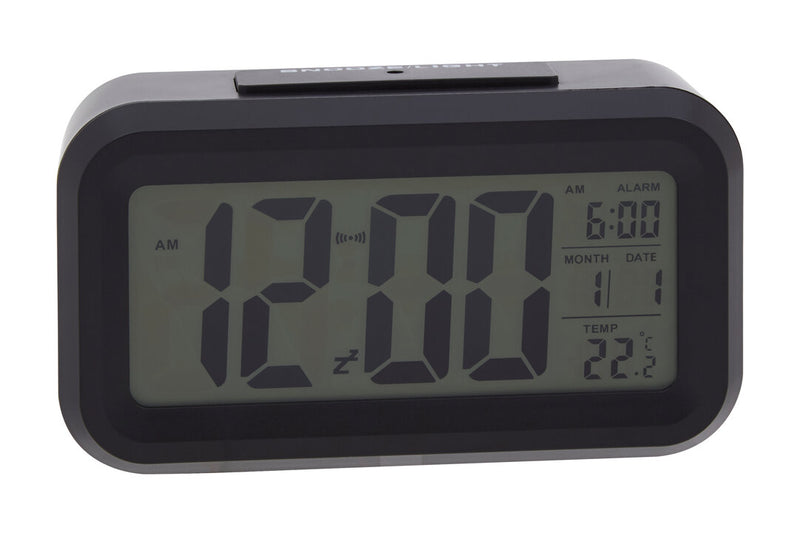 Camran Black LCD Digital Clock