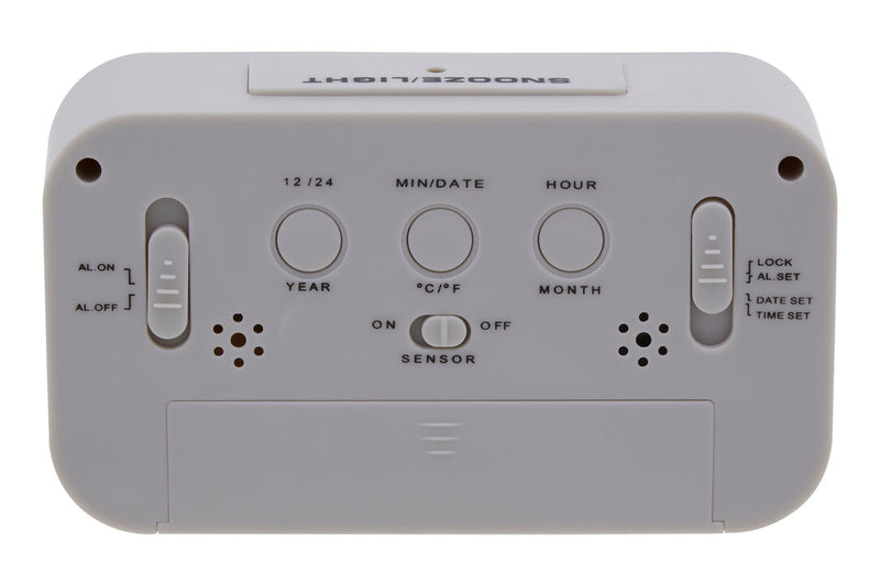 Camran Grey LCD Digital Clock