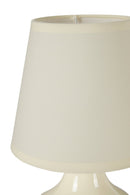 Globo Set Of Two Cream Ceramic Table Lamps