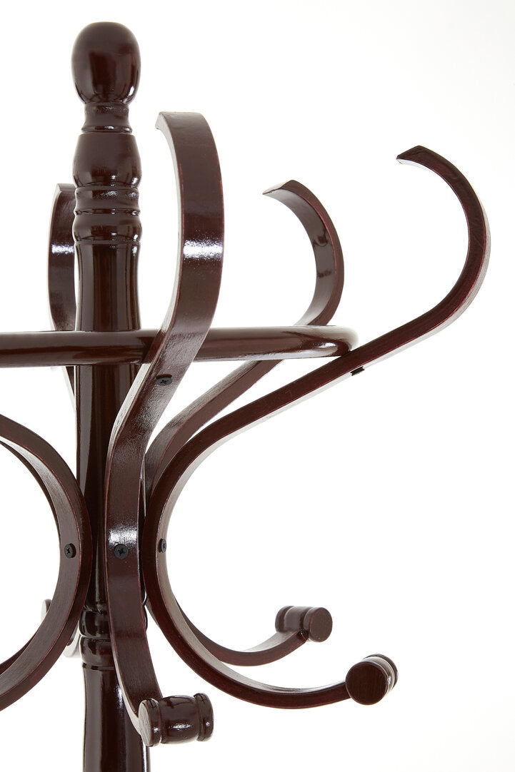 Kennedy Mahogany Finish Coat Stand