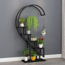 Breeins Arched Metal Plant Stand With Shelves