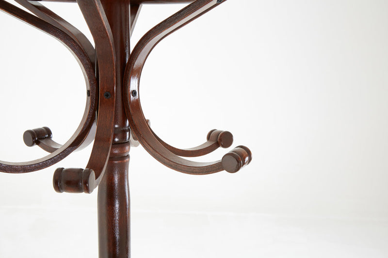 Kennedy Walnut Finish Solid Birchwood Coat Stand