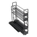 Livingandhome Slide-Out Metal Spice Rack for Cabinet