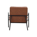 Livingandhome PU Leather Upholstered Accent Chair