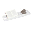 Lifeideas Bamboo Bath Tray Bathtub Caddy for Bathroom