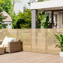 Garden Sanctuary Garden Privacy Wood Fence