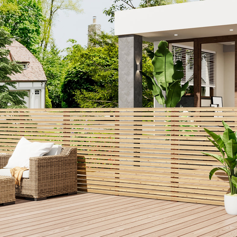 Garden Sanctuary Garden Privacy Wood Fence