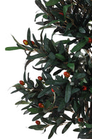 Breeins Artificial Olive Tree Decorative Plant In Planter