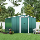 Breeins 6 x 8ft Metal Garden Tool Storage Shed