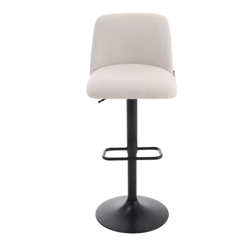 Livingandhome Pair of Swivel Counter Stools with Cushion