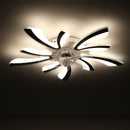 Cottonfy UK Creative Irregular Shape Ceiling Fan Light