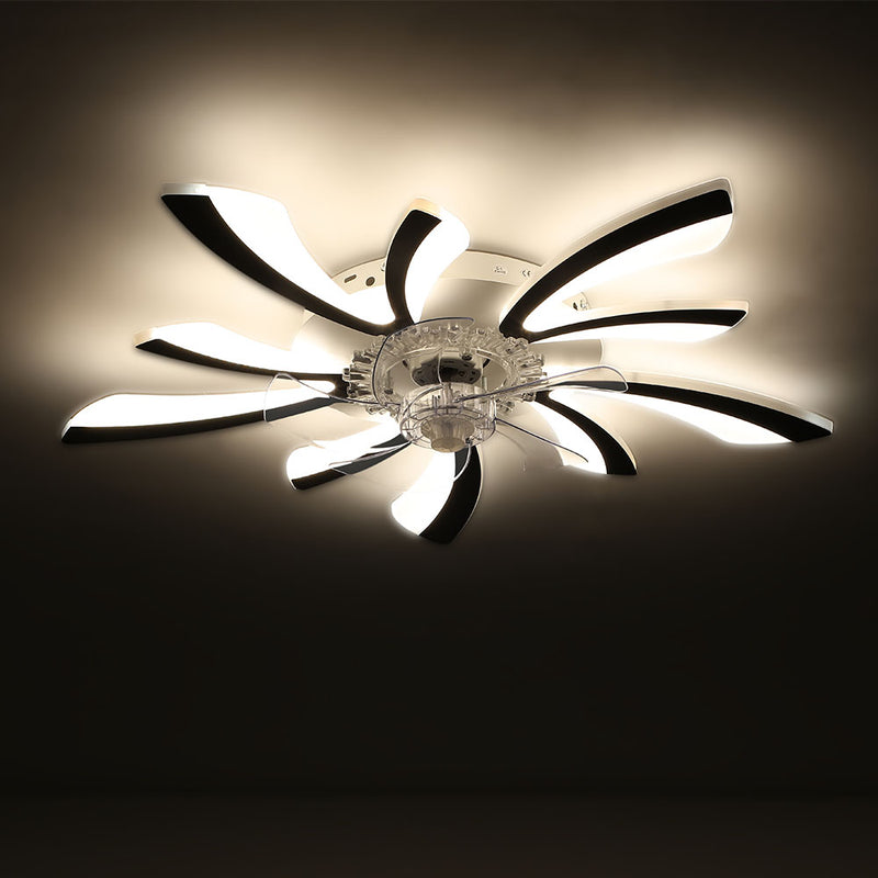 Cottonfy UK Creative Irregular Shape Ceiling Fan Light