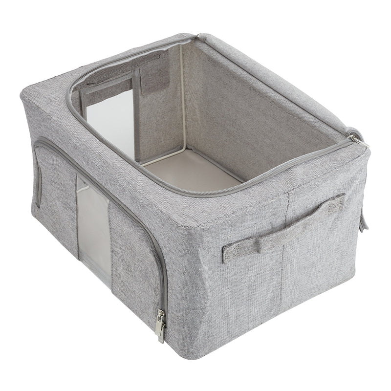Lifeideas Fabric Storage Container with Clear Window