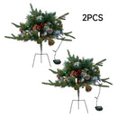Lifeideas Artificial Christmas Planter Bushes Decoration