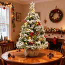 Lifeideas Mini Christmas Tree Set for Holiday Decoration