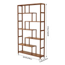 Livingandhome 7-Tier Wooden Bookcase Display Stand