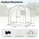 215 X 215 CM All Weather Pod Sports Tent For 2-4 People Outdoor Clear Bubble Tent