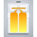 Mylek Electric Blanket Double Bed Premium Fleece Underblanket Dual Control with Elasticated Skirt