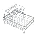 Lifeideas Adjustable Metal Dish Drainer with Tray