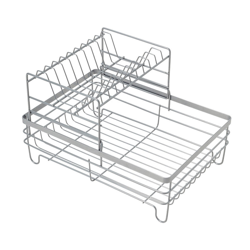 Lifeideas Adjustable Metal Dish Drainer with Tray