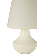 Globo Set Of Two Cream Ceramic Table Lamps