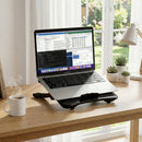 Adjustable Laptop Stand with Phone Holder