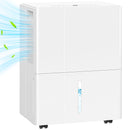 HOMCOM 30L Dehumidifier With Filter, Auto Defrost, For Home Laundry Drying