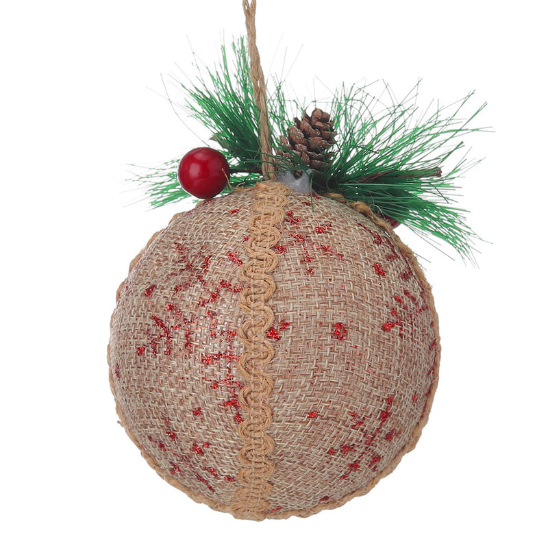 Lifeideas Set of 9 Hanging Christmas Bauble Decorations