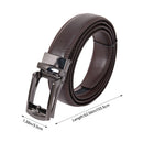 Modishion Adjustable Leather Ratchet Belt With Automatic Buckle