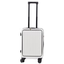 Livingandhome 20" Cabin Front Opening Suitcase With TSA Lock And USB Charging Port