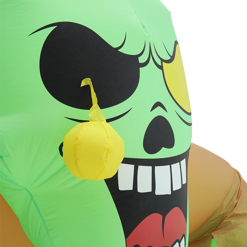 Zombie Tombstone Halloween Inflatable with Lights
