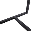 Livingandhome Round and Triangular Nesting Side Table Set