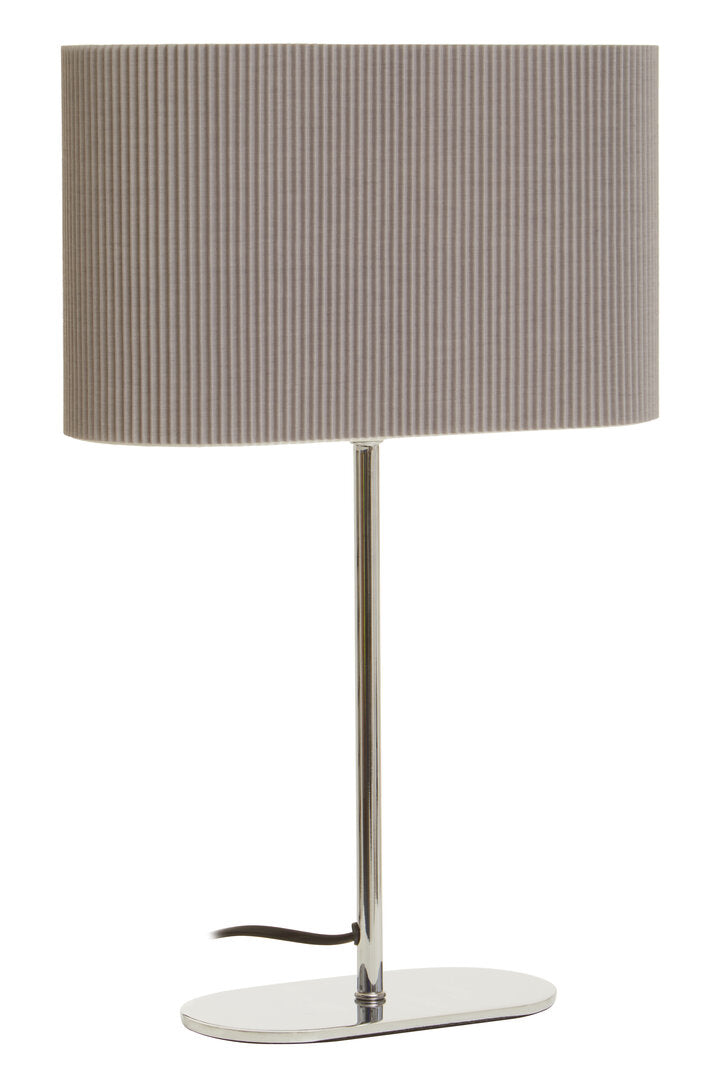 Lilian Shiny Silver Table Lamp
