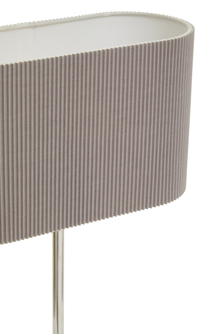 Lilian Shiny Silver Table Lamp