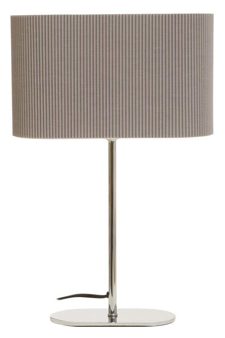 Lilian Shiny Silver Table Lamp