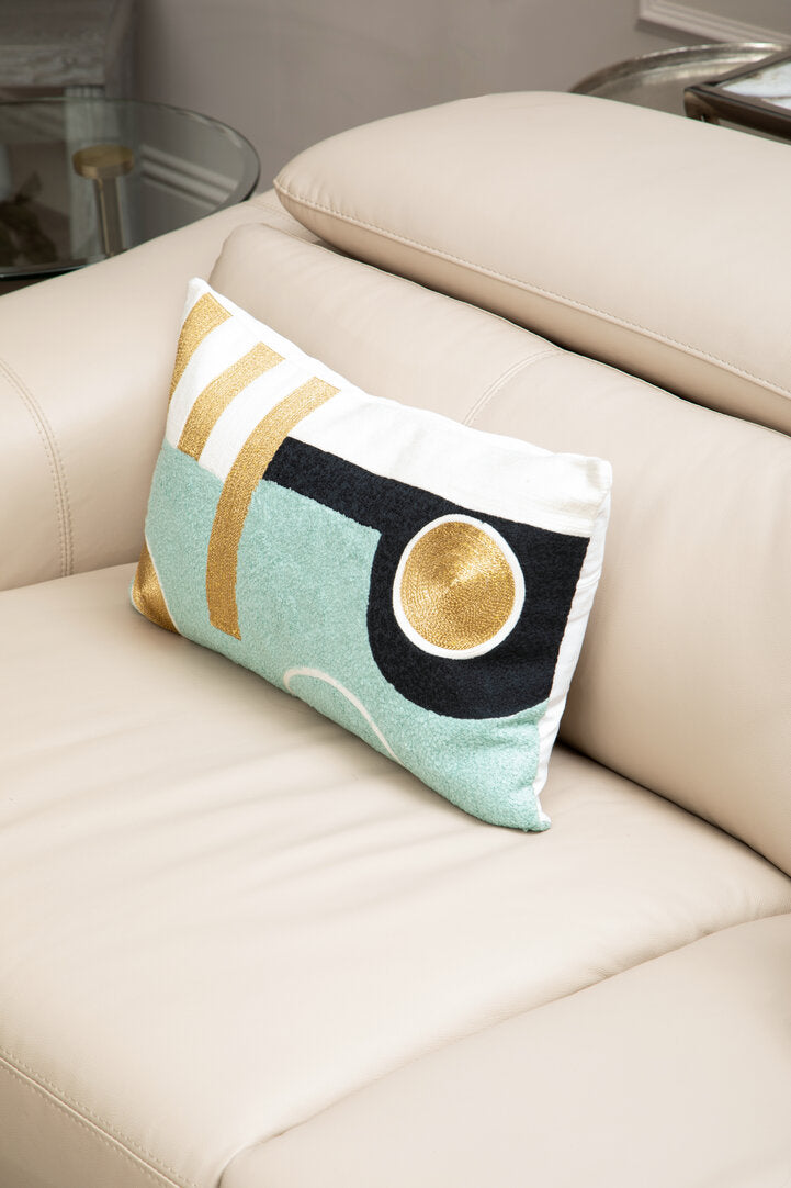 Bosie Ozella Abstract Rectangular Cushion