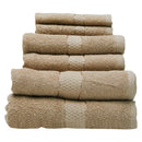 Thread and Loom 6 Piece Warm Sand Towel Set