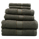 Thread and Loom 6 Piece Silver Mink Towel Set