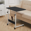 Livingandhome Adjustable Computer Standing Desk with Wheels
