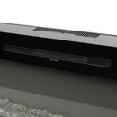 Recessed/Wall Mounted Electric Fireplace Adjustable Flame with Remote