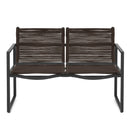 4 Piece Patio Furniture Set With Loveseat Single Chairs And Table