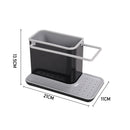 Livingandhome Kitchen Sponge Cloth Holder Sink Caddy Organiser