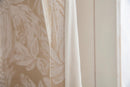 Botanic Chenille Jacquard Lined Ring Top Curtains