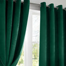 Plain Velvet Ring Top Blackout Curtains